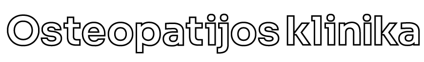 logo osteopatijos klinika be paveiksliuko juoda